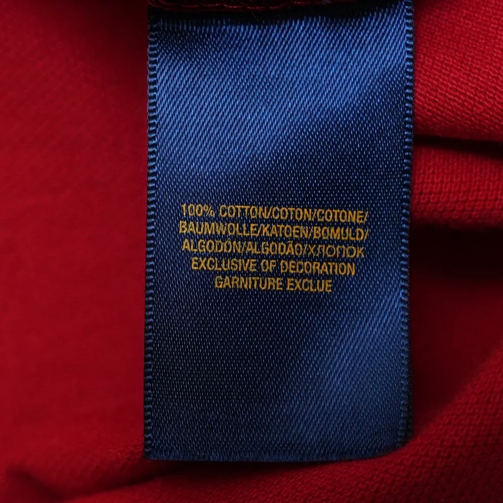 Polo Ralph Lauren Polo Shirt Mens XL Red Short Sleeve Pique Cotton Pony Logo
